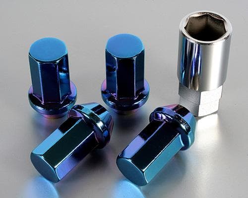 Project Kics Titanium Blue 12X1.50 Caliber Lug Nut - Image 3