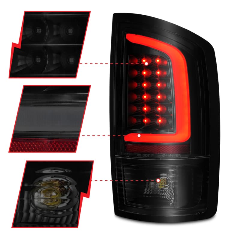 ANZO LED Taillights for Chevy C6 Plug & Play D.O.T. Compliant Pair - Image 4