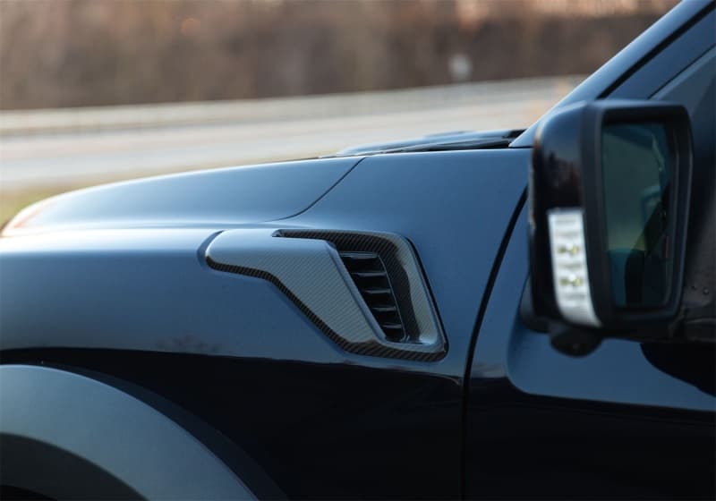 Ford Racing Gloss Carbon Fiber Fender Vent Set for Ford Mustang - Image 4