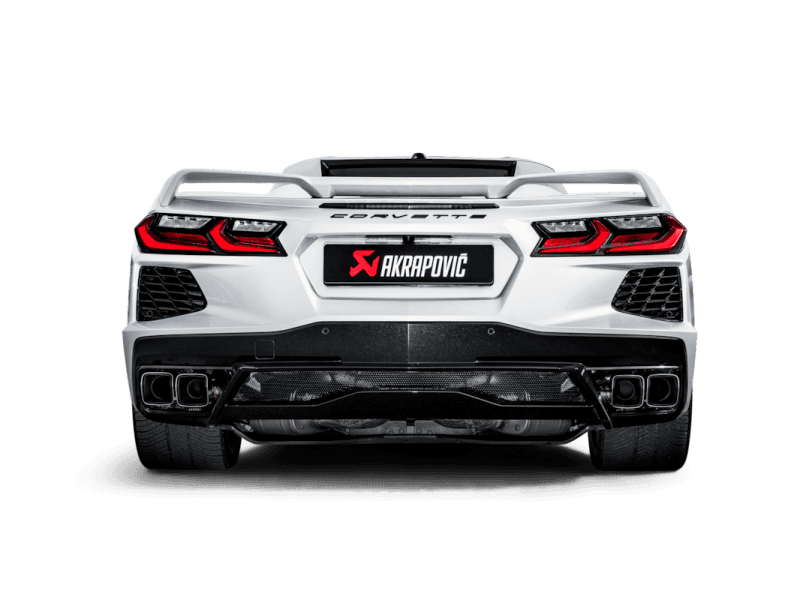Akrapovic Slip-On Line for Chevrolet Corvette Stingray C8 Titanium Titanium Tips - Image 2