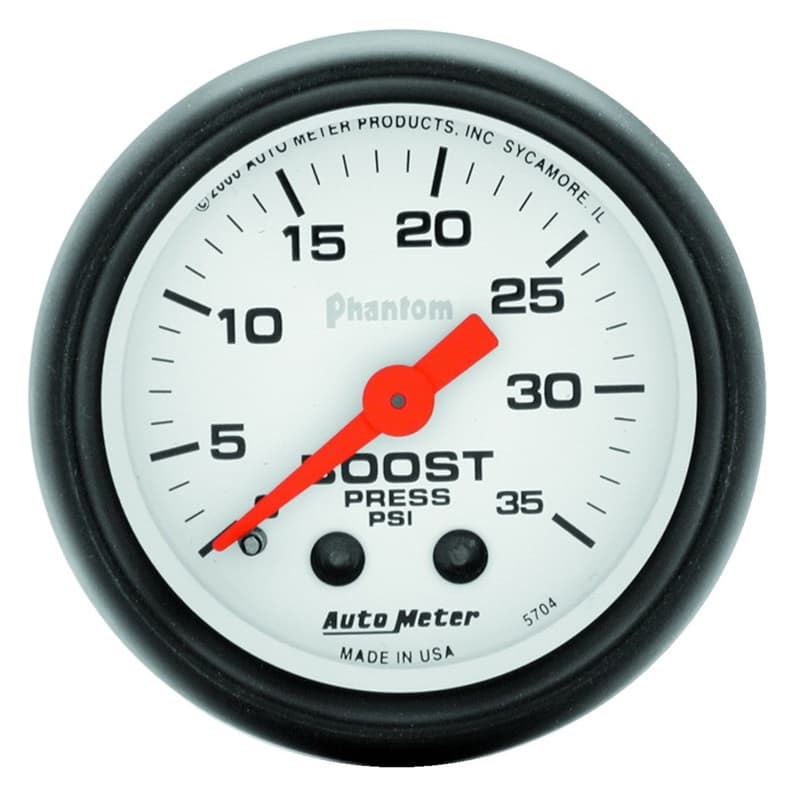AutoMeter Mechanical Boost Gauge 1/8" NPT Pressure Connection - Image 2