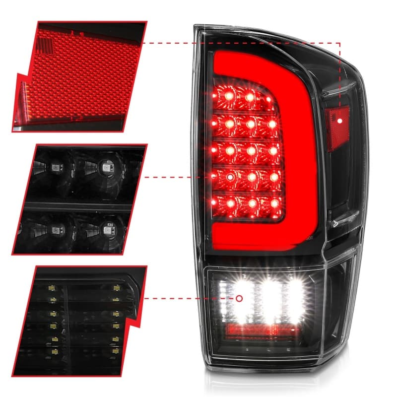 ANZO LED Taillights for Chevy C6 100% Street Legal - Image 4