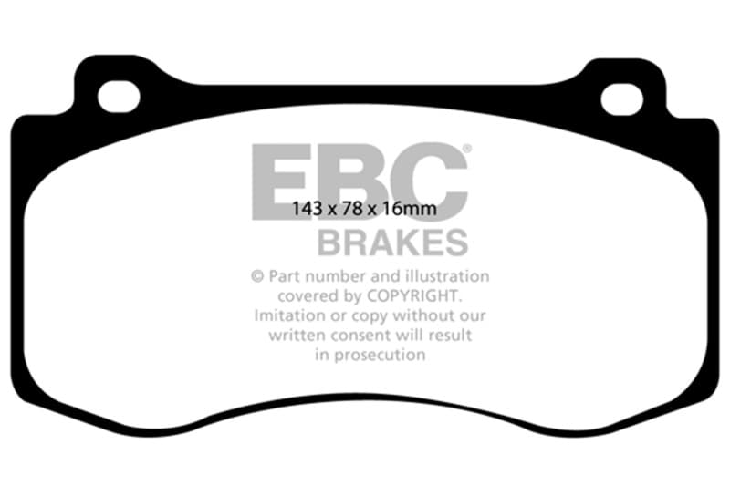 EBC Bluestuff NDX Brake Pad Set High Friction Sport & Race Material - Image 4