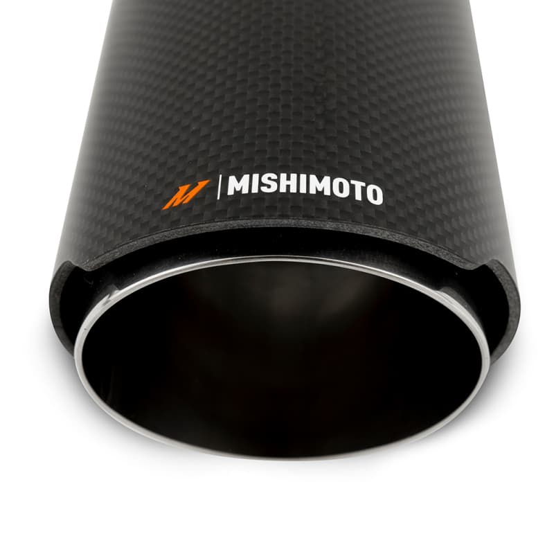Mishimoto Universal Exhaust Tip Carbon Fiber 304 Stainless Steel - Image 4