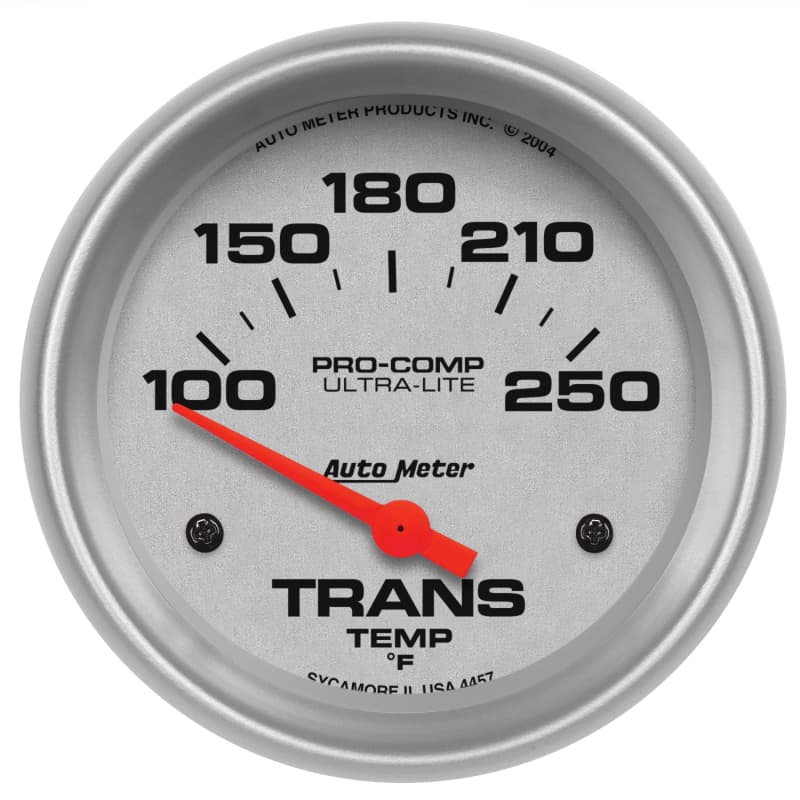 AutoMeter Transmission Fluid Temperature Gauge with 1/8" NPT Sender