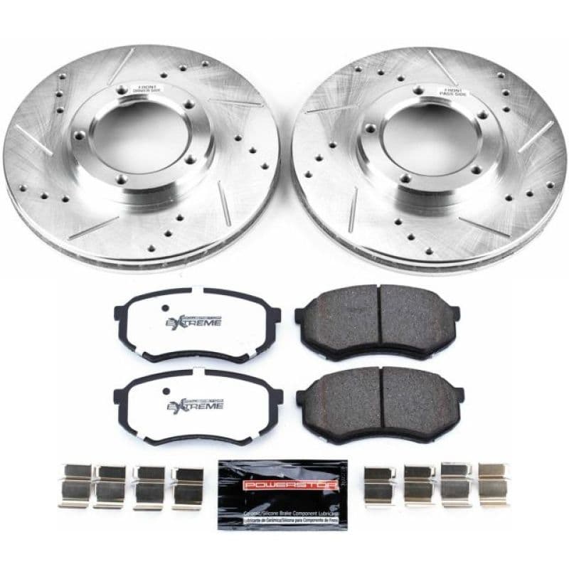 PowerStop Z36 Truck & Tow Brake Kit for Trucks 4x4 SUVs with Carbon-Fiber Cer...