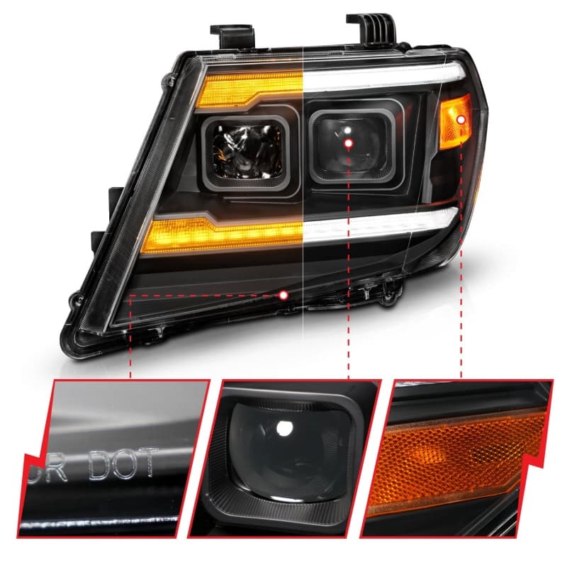 ANZO LED Projector Headlights for Chevy C6 High Output - Image 4