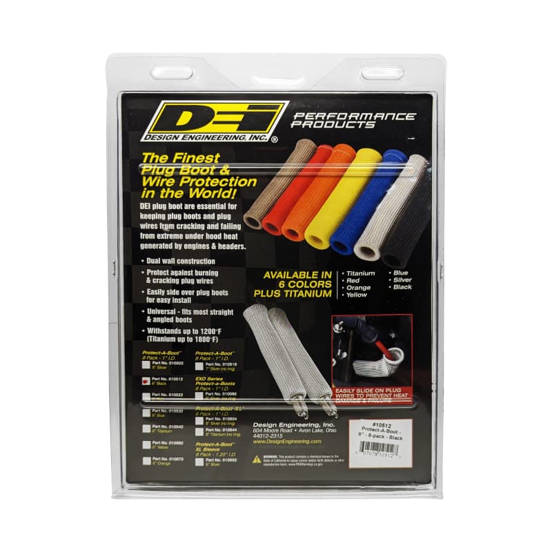 DEI Protect-A-Boot 6" High Temp Glass Fiber Spark Plug Boot Heat Shield - Image 5