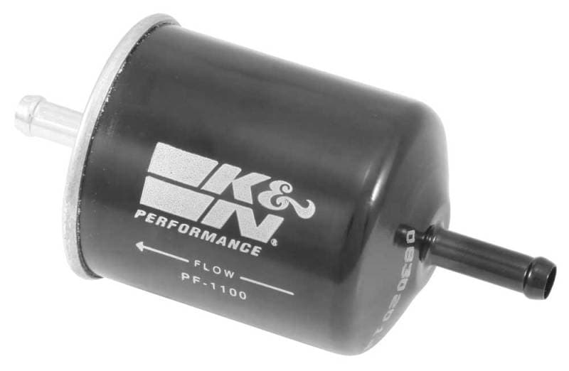 K&N Engineering Inline Fuel Filter High Flow Carbon Steel Housing PF-1100