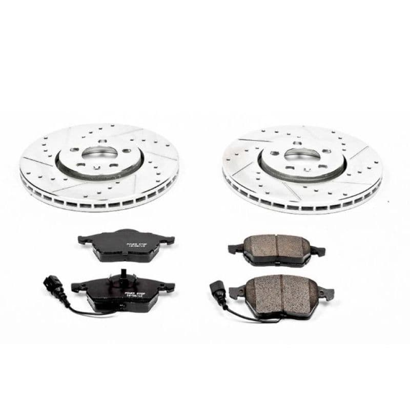 PowerStop Z23 Evolution Brake Kit for Daily Driver Carbon-Fiber Ceramic Pads