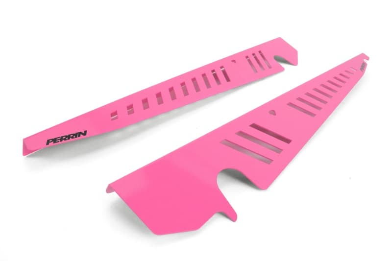 Perrin Performance Fender Shroud Set for 15-21 Subaru WRX/STI Hyper Pink