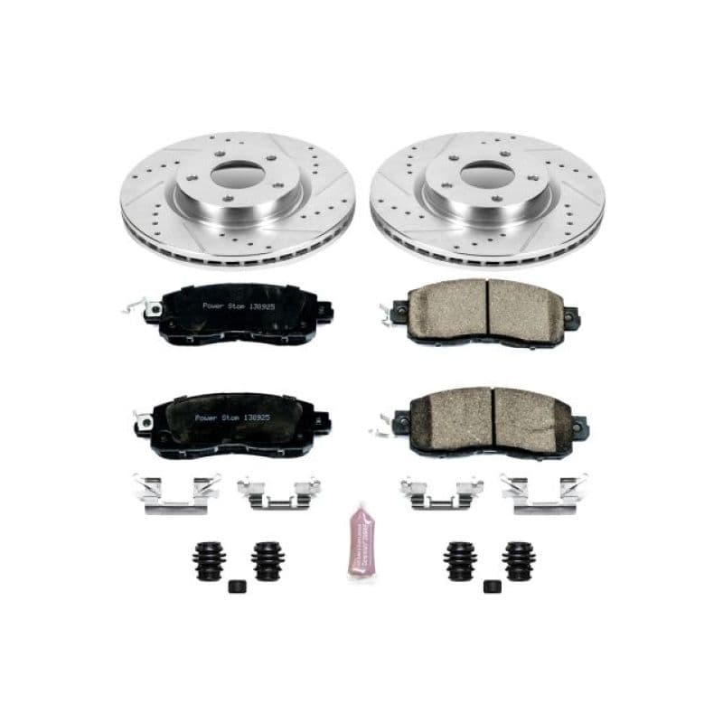 PowerStop Z23 Evolution Brake Kit for Daily Driver Carbon-Fiber Ceramic Pads
