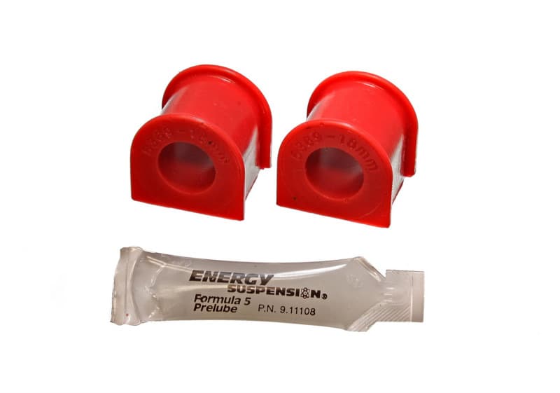 Energy Suspension Sway Bar Bushings Hyper-Flex Polyurethane Red - Image 3