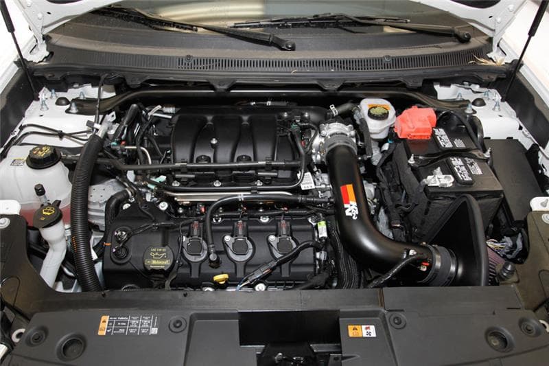 K&N Engineering Cold Air Intake for Chevy C6 Mandrel-Bent Aluminum Tube - Image 3