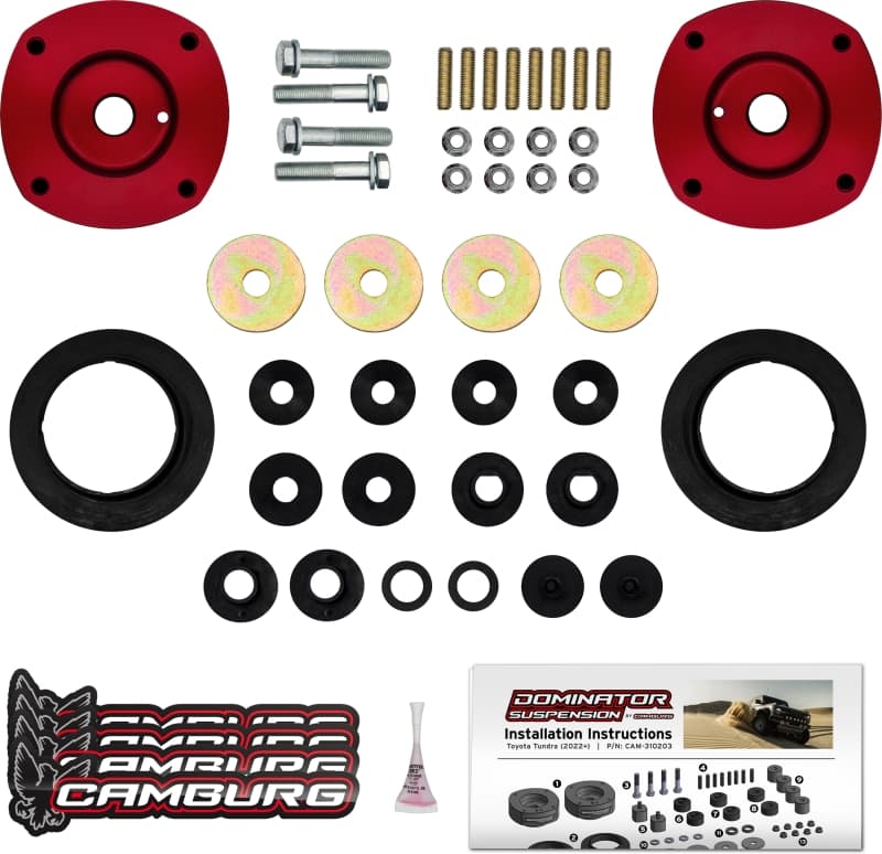 Camburg Dominator Preload Spacer Kit for Suspension Lift Billet Aluminum - Image 2