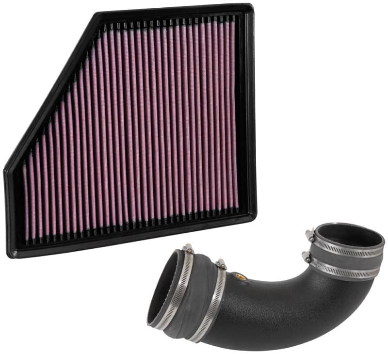 K&N Engineering 57 FIPK Air Intake for Chevy Camaro SS High-Flow Chrome Top - Image 2