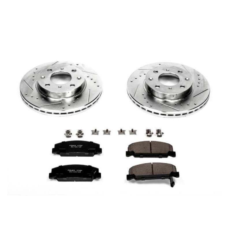 PowerStop Z23 Evolution Brake Kit for Daily Driver Carbon-Fiber Ceramic Pads