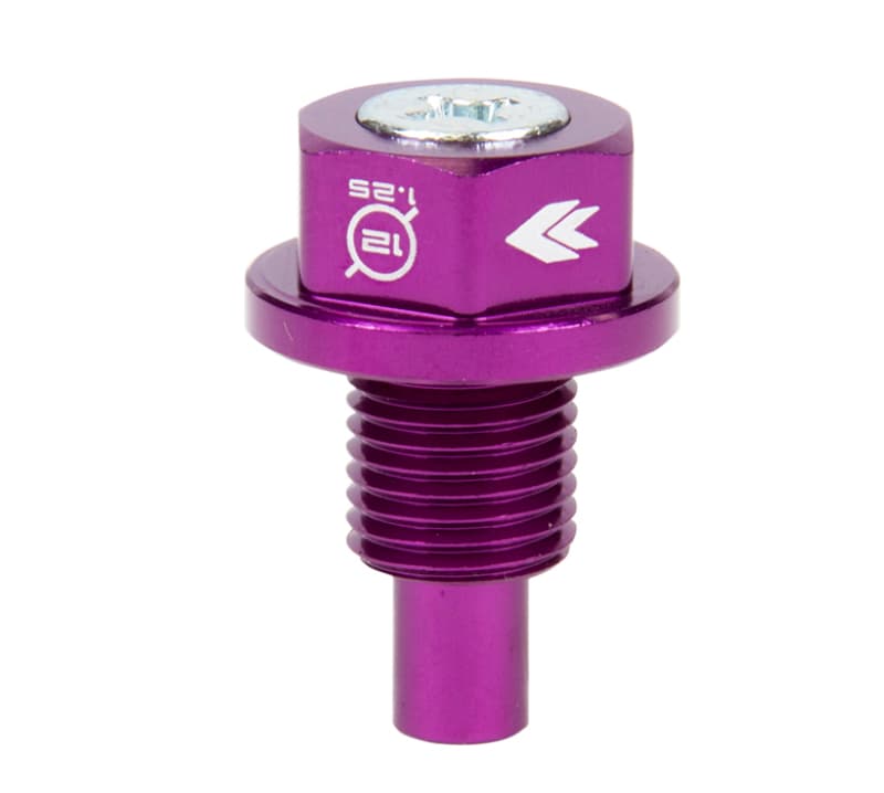 NRG Magnetic Oil Drain Plug M12X1.25 for Infiniti Lexus Nissan Toyota - Purple - Image 2