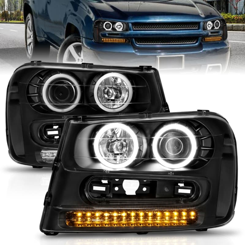 ANZO LED Projector Headlights for Chevy C6 111127