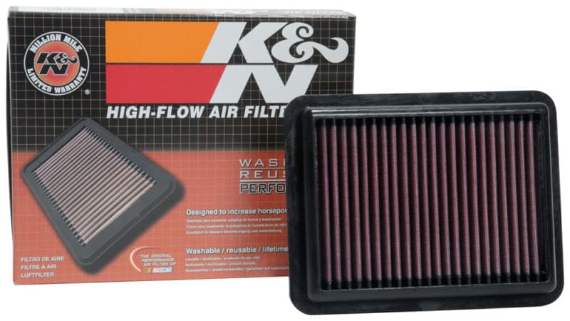 K&N Engineering Drop-In High-Flow Air Filter for Universal Fit Reusable - Image 4