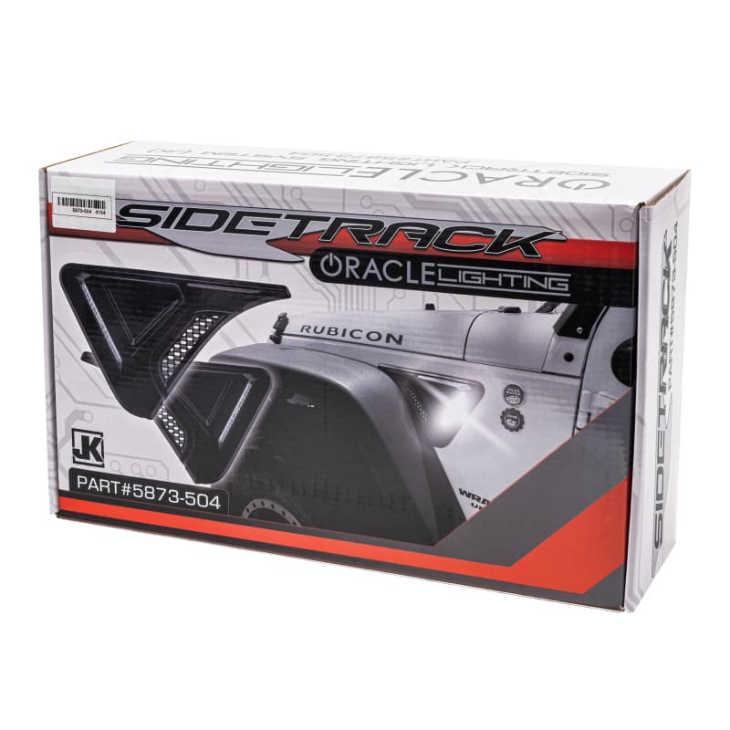 ORACLE Lighting Sidetracks LED Lighting System for Jeep Wrangler JK Matte Bla... - Image 4