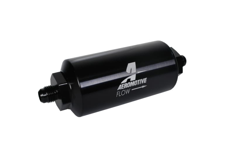 Aeromotive Fuel Filter AN-06 40 Micron Stainless Steel Element Black Anodize - Image 3