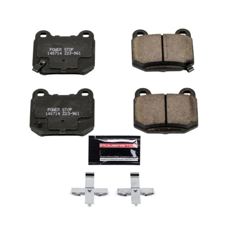 PowerStop Z23 Evolution Ceramic Brake Pads for Chevy C6 Carbon-Fiber Infused