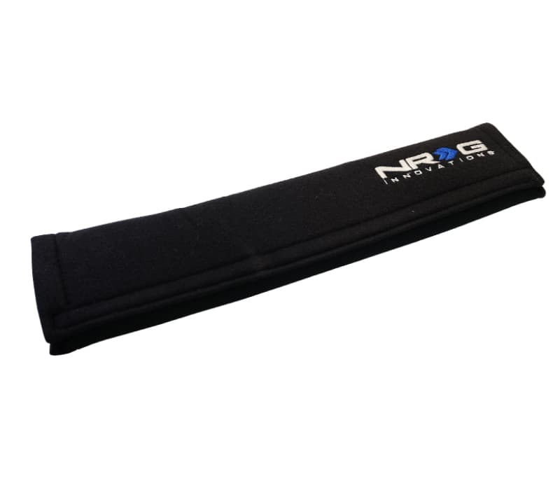 NRG Seat Belt Pad 3.5in x 17.3in Black Long