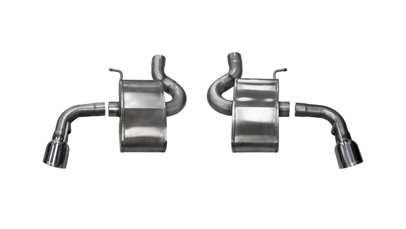CORSA Performance Axle-Back Exhaust for Chevy C6 with Reflective Sound Cancel...