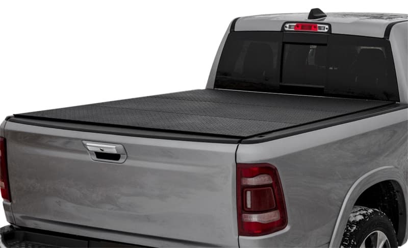 Access LOMAX Hard Tri-Fold Tonneau Cover for Truck Box Durable Low Profile - Image 3