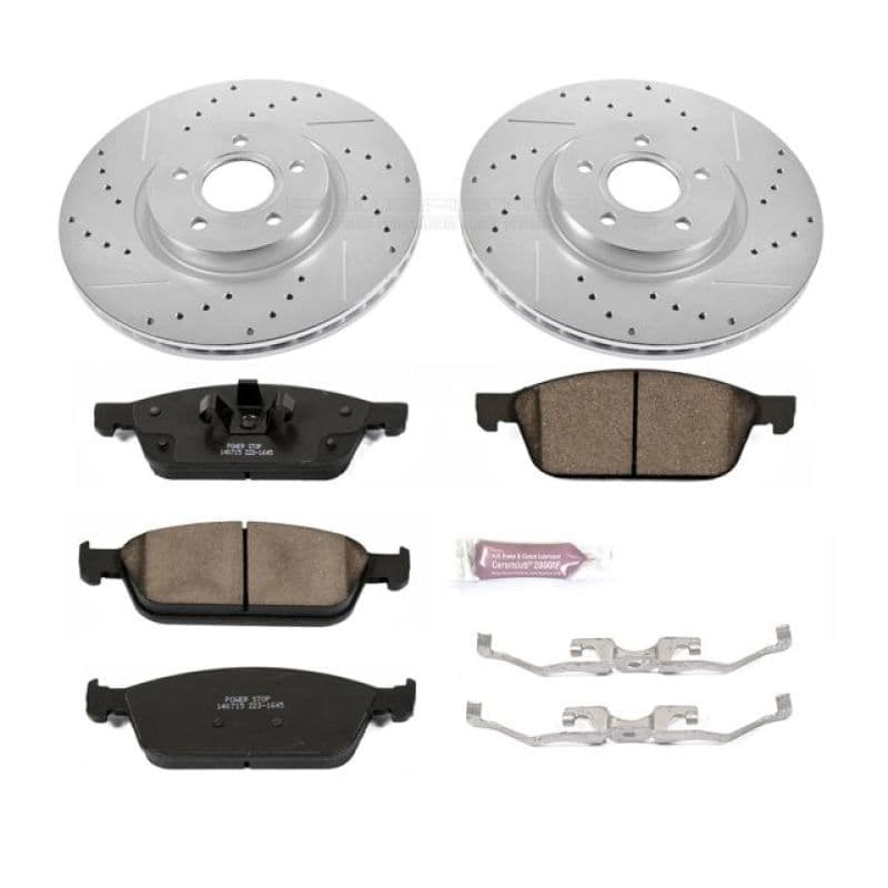 PowerStop Z23 Evolution Sport Brake Kit for Daily Driver Carbon-Fiber Ceramic...