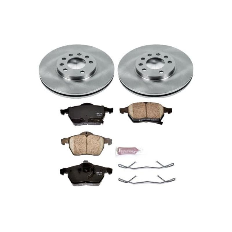 PowerStop Z17 Stock Replacement Brake Kit with Ceramic Pads and Rotors