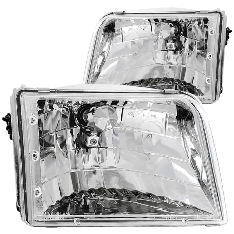 ANZO Crystal Headlights for Chevy C6 Clear Lens Replacement - Image 2