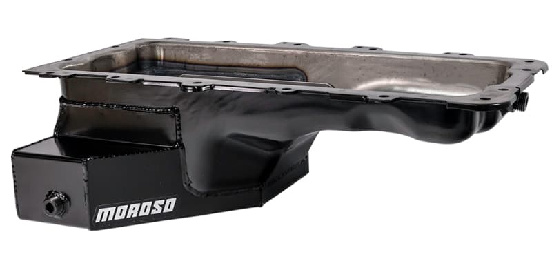 Moroso Oil Pan for Ford 4.6/5.4L Rear Sump 8qt 6.5in Steel Baffled