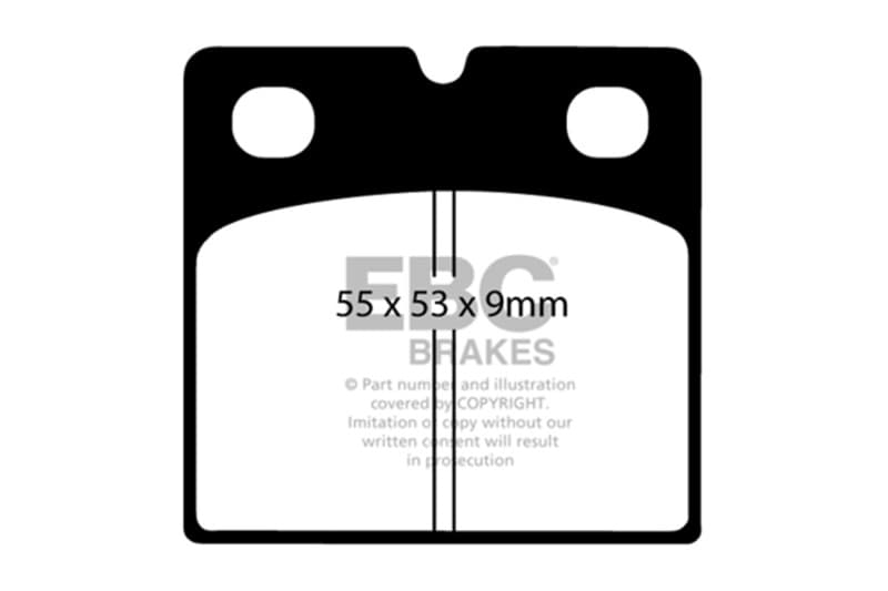 EBC Ultimax2 Brake Pad Set for Urban/Daily Driver OEM Replacement - Image 2