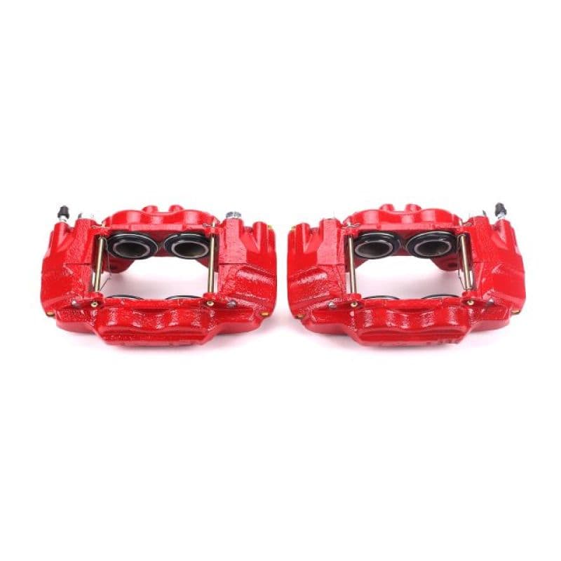 PowerStop Brake Calipers Pair High-Temperature Red Powder Coat