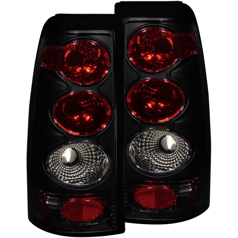 ANZO Tail Light Assembly for Chevy Silverado Dark Smoke Lens Pair - Image 2