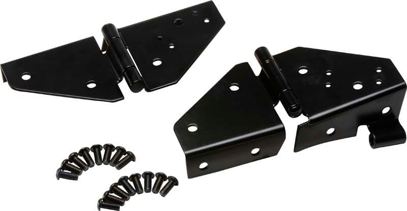 Kentrol Windshield Hinge Pair for 76-95 Jeep CJ/Wrangler YJ Powdercoat Black