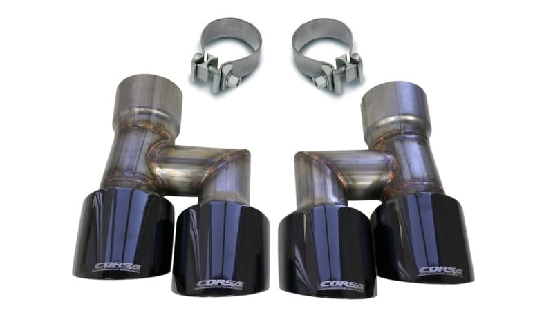 CORSA Performance Tip Kit Dual-Walled Stainless Steel for CORSA Exhaust