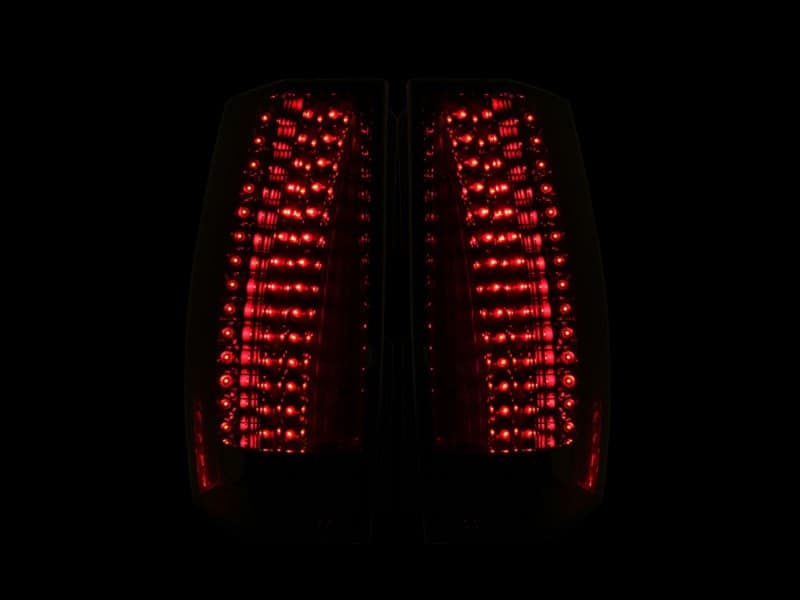 ANZO LED Taillight Assembly for Chevy C6 Clear Lens Chrome Housing Pair - Image 4