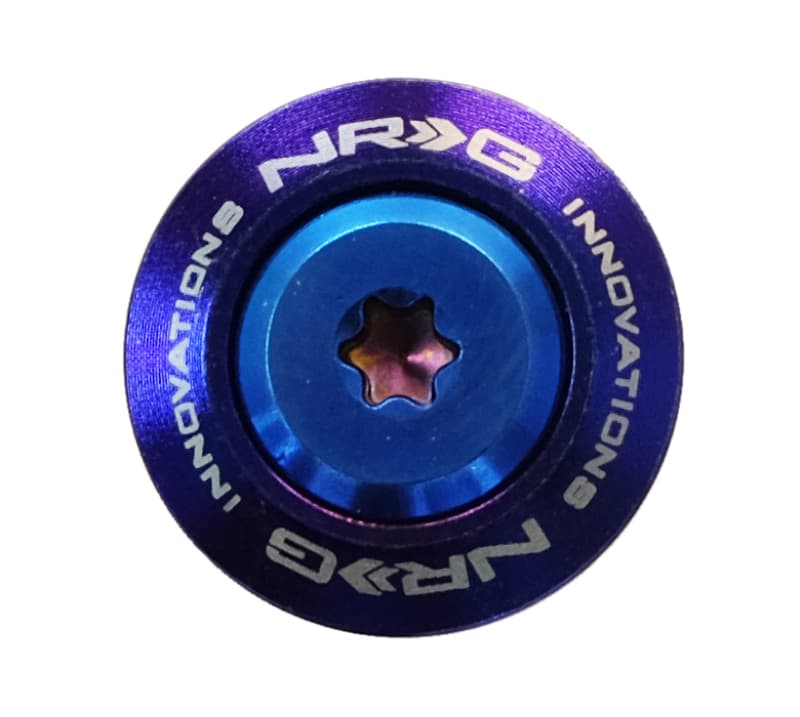 NRG Fender Washer Kit for Plastic M6 Bolts TI Burn Washer/Screw Set of 10 - Image 2