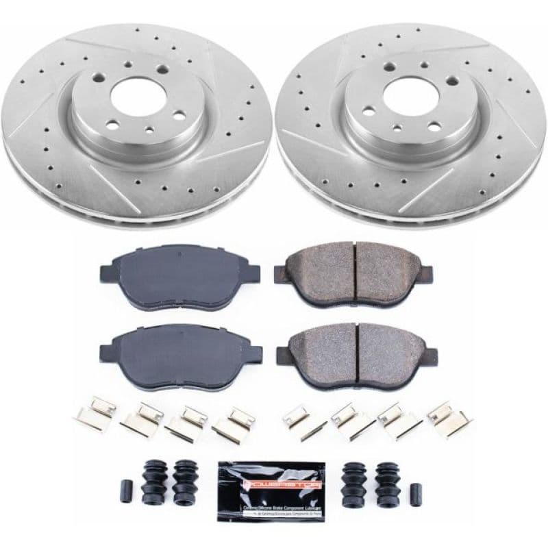 PowerStop Z23 Evolution Sport Brake Kit with Carbon-Fiber Ceramic Pads