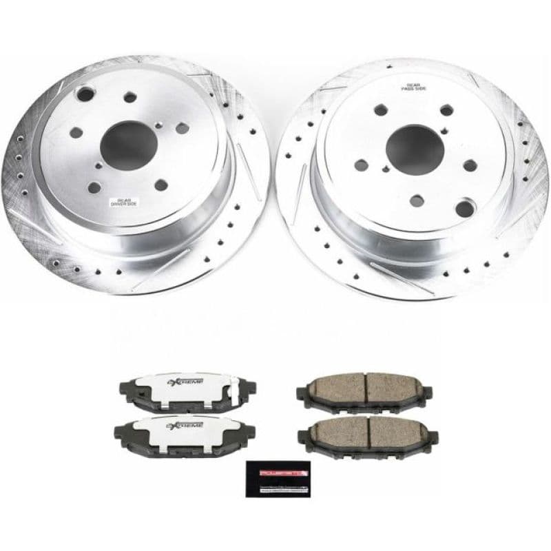 PowerStop Z26 Street Warrior Brake Kit for Muscle Cars Drilled & Slotted Roto...