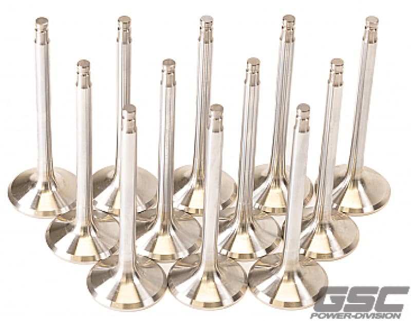 GSC Power Division Exhaust Valve Set for Nissan VR38DETT 33.15mm +1mm Stem 6.6mm