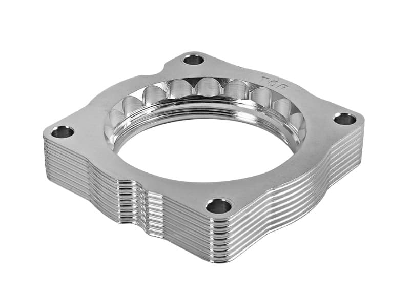aFe Silver Bullet Throttle Body Spacer for Increased Airflow T-6061 Billet Al... - Image 4