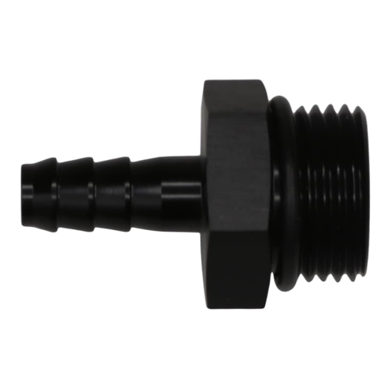 DeatschWerks 10AN ORB Male to 5/16in Triple Barb Hose Adapter Anodized Matte ...