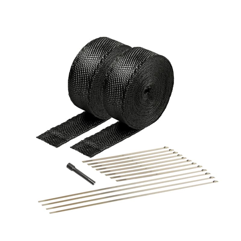 DEI Exhaust Wrap Kit 2in x 100ft Black Titanium for V8 Headers - Image 2