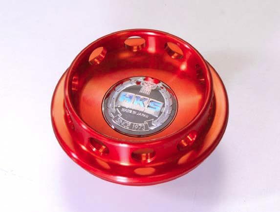 HKS Oil Filler Cap for Nissan/Honda Red - Image 2