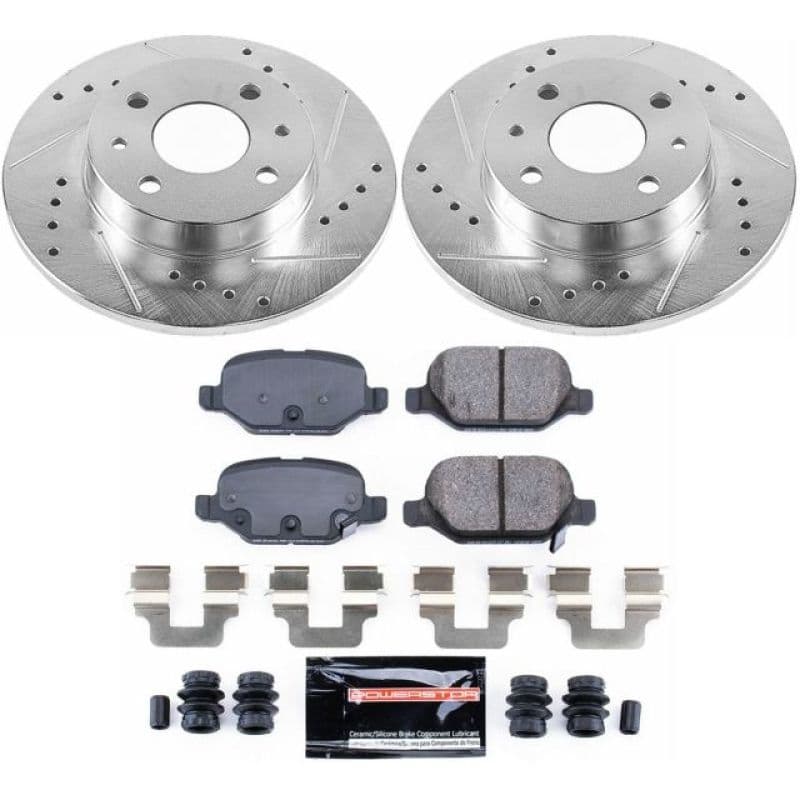 PowerStop Z23 Evolution Brake Kit for Daily Driver Carbon-Fiber Ceramic Pads