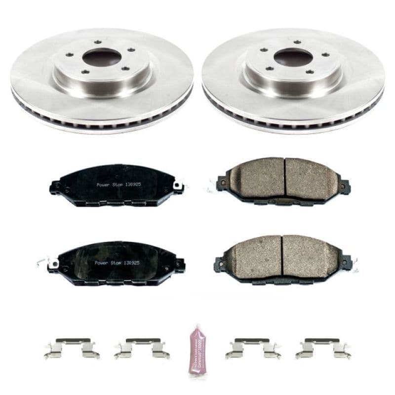 PowerStop Z17 Stock Replacement Brake Kit with Autospecialty Rotors